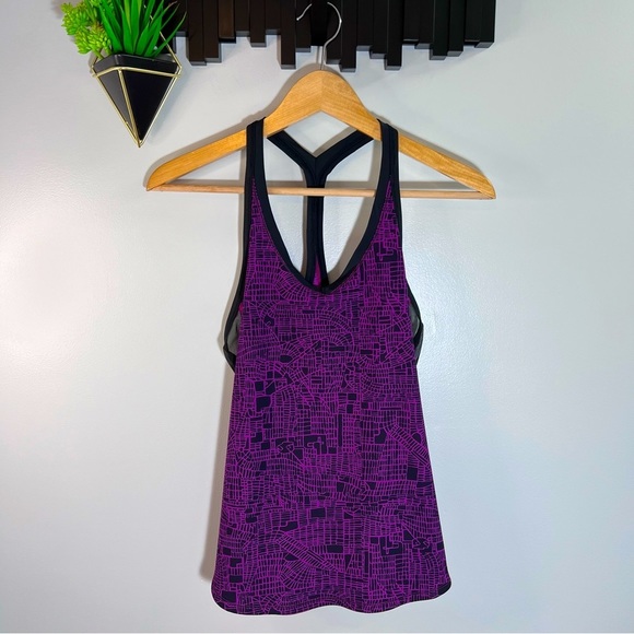 lululemon athletica Tops - LULULEMON special edition seawheeze fast lane singlet size 6~ tank top